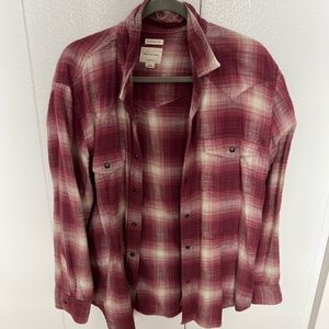 American Eagle Red Flannel. OVERSIZED